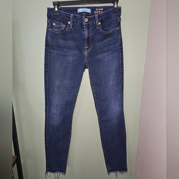 B(AIR) AUTHENTIC DENIM ANKLE SKINNY IN FATE - Picture 1 of 4